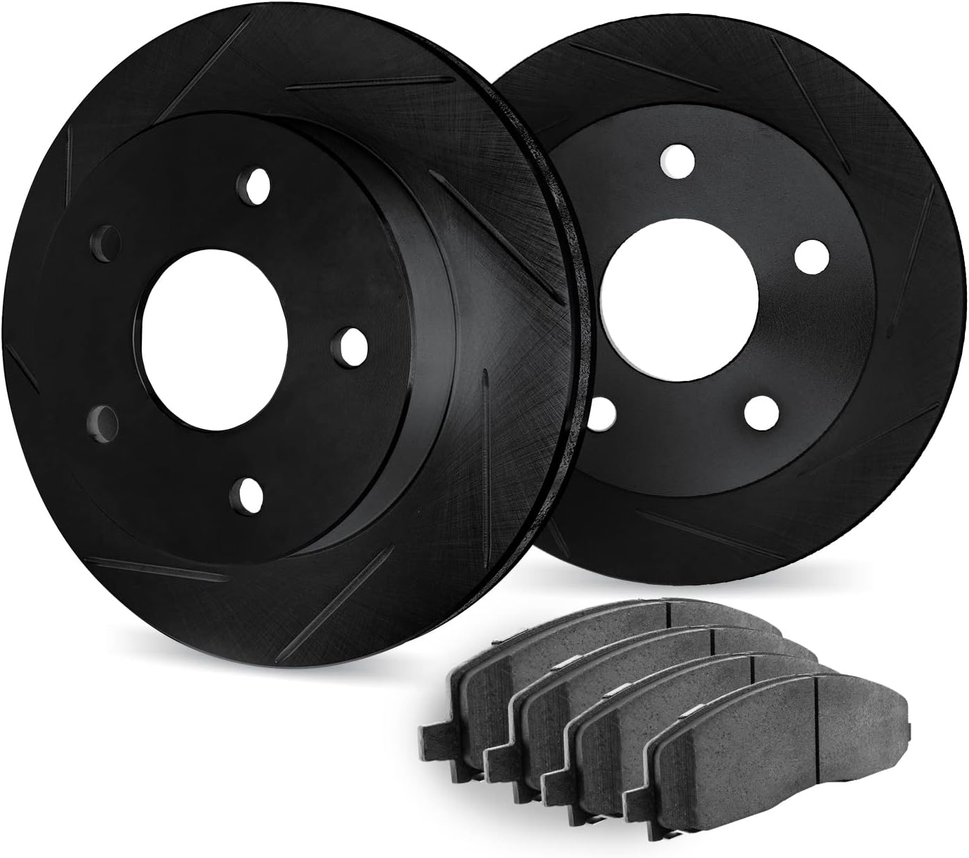 Dynamic Friction Company Brake Kit For 2001-2012 Ford Courier; 1998-2004 Ford Fiesta; 2001-2008 Ford Ka| Front 3000 Semi Metallic Brake Pads and Rotors Kit