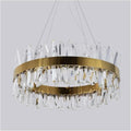 Nordic Luxury Crystal Chandelier Modern Gold Silver Round Led Pendant Light Living Dining Table Room Hotel Home Decor Hanging Lamps,Dining Light Fixtures