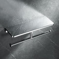 Paper Towel Holder, Mobile Phone Shelf, Toilet, Bathroom Paper Tray, Toilet Paper Holder, roll Paper Holder, Chrome Double Paper Towel Holder