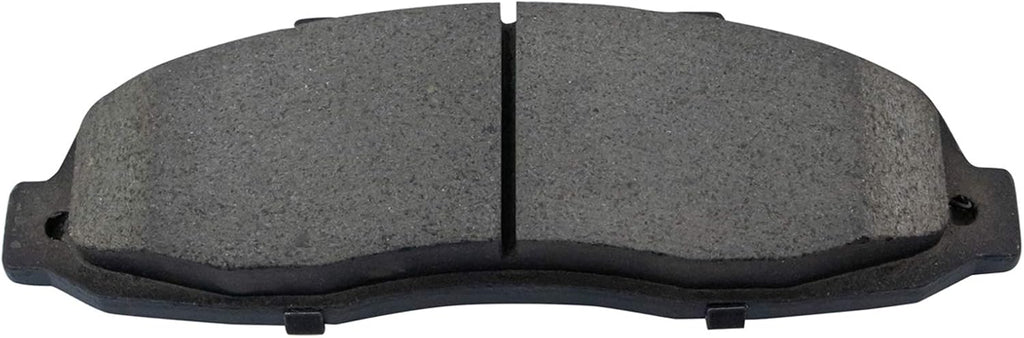 TRQ Front Brake Pad and Rotor Set Ceramic Rotors Calipers Hoses Compatible with 1999-2003 Ford F-150 2004 F-150 Heritage