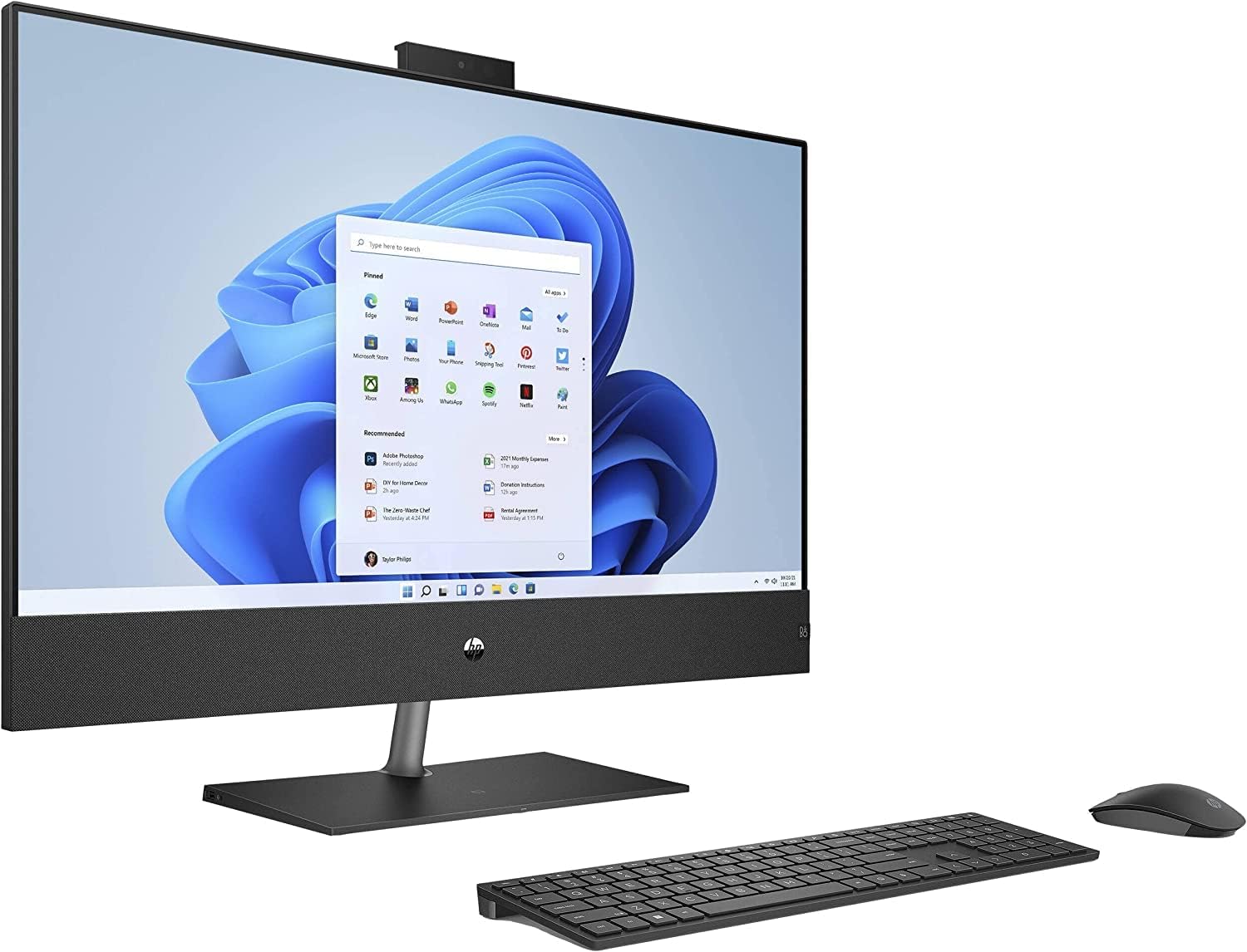 HP Pavilion 32 Desktop, Intel 12th Gen i7 Processor with 8 Cores, 16GB RAM, 2TB SSD, 31.5' 4K UHD Display, Windows 11 Pro