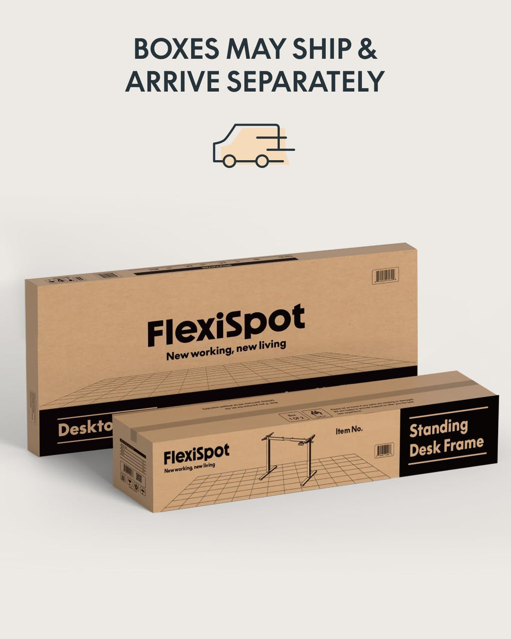 FLEXISPOT 63x32 Inch Electric Large Standing Desk for Home & Office, Spacious Splice Board Desk with Cable Management & Organizer, Cup Holder & Hook, Black