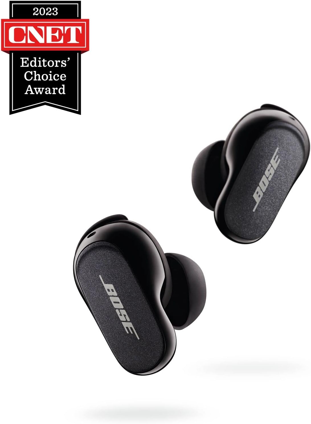 Bose QuietComfort Earbuds II, Wireless, Bluetooth, World's Best Noise Cancelling In-Ear Headphones with Personalized Noise Cancellation & Sound, Triple Black (Renewed)