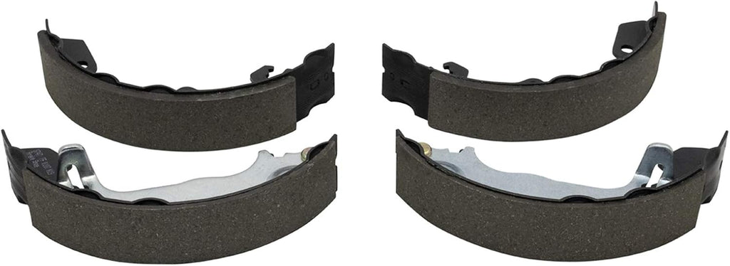TRQ Performance Front and Rear Brake Pad & Rotor, Shoe & Drum Kit Compatible with 2000-2004 Ford Focus