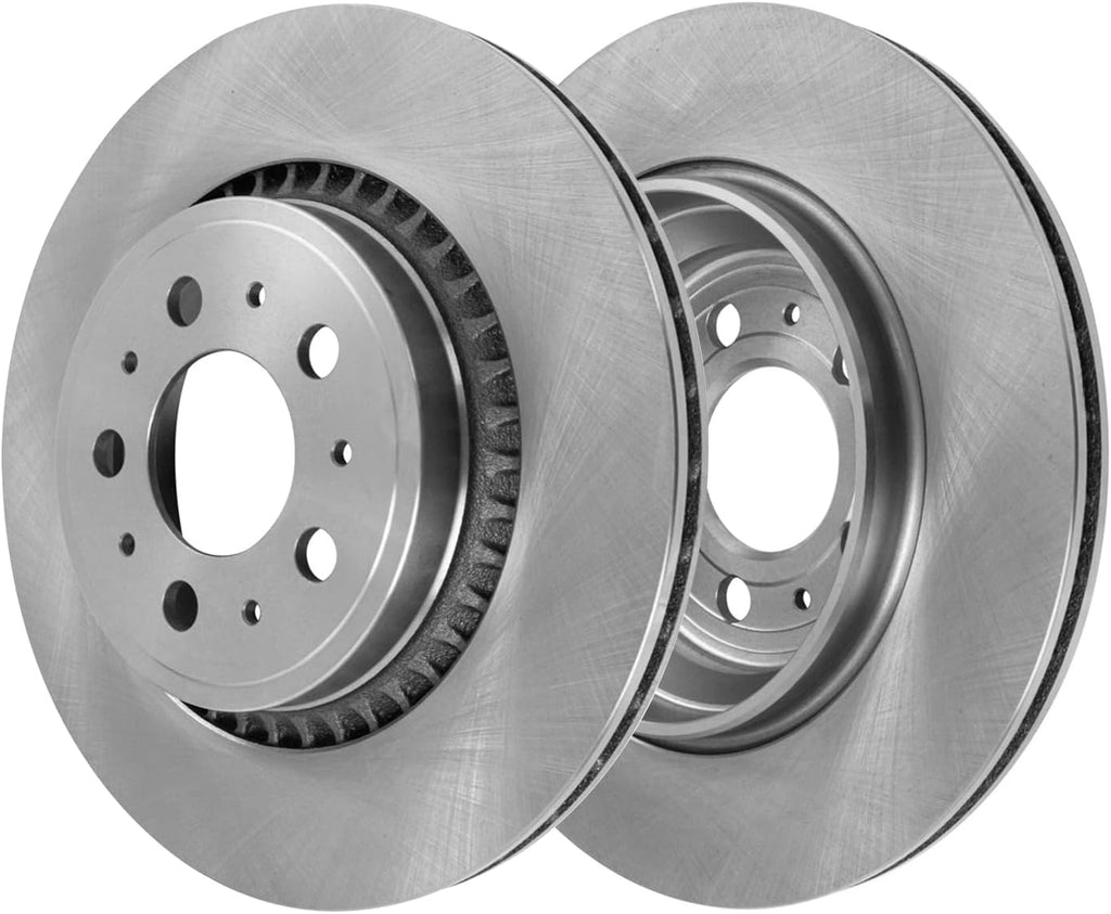 Detroit Axle - Brake Rotors for 2003-2014 Volvo XC90 Disc Brake Rotors 2004 2005 2006 2007 2008 2009 2010 2011 2012 2013 Replacement : 13.23' inch Front and 12.13' inch Rear Rotor