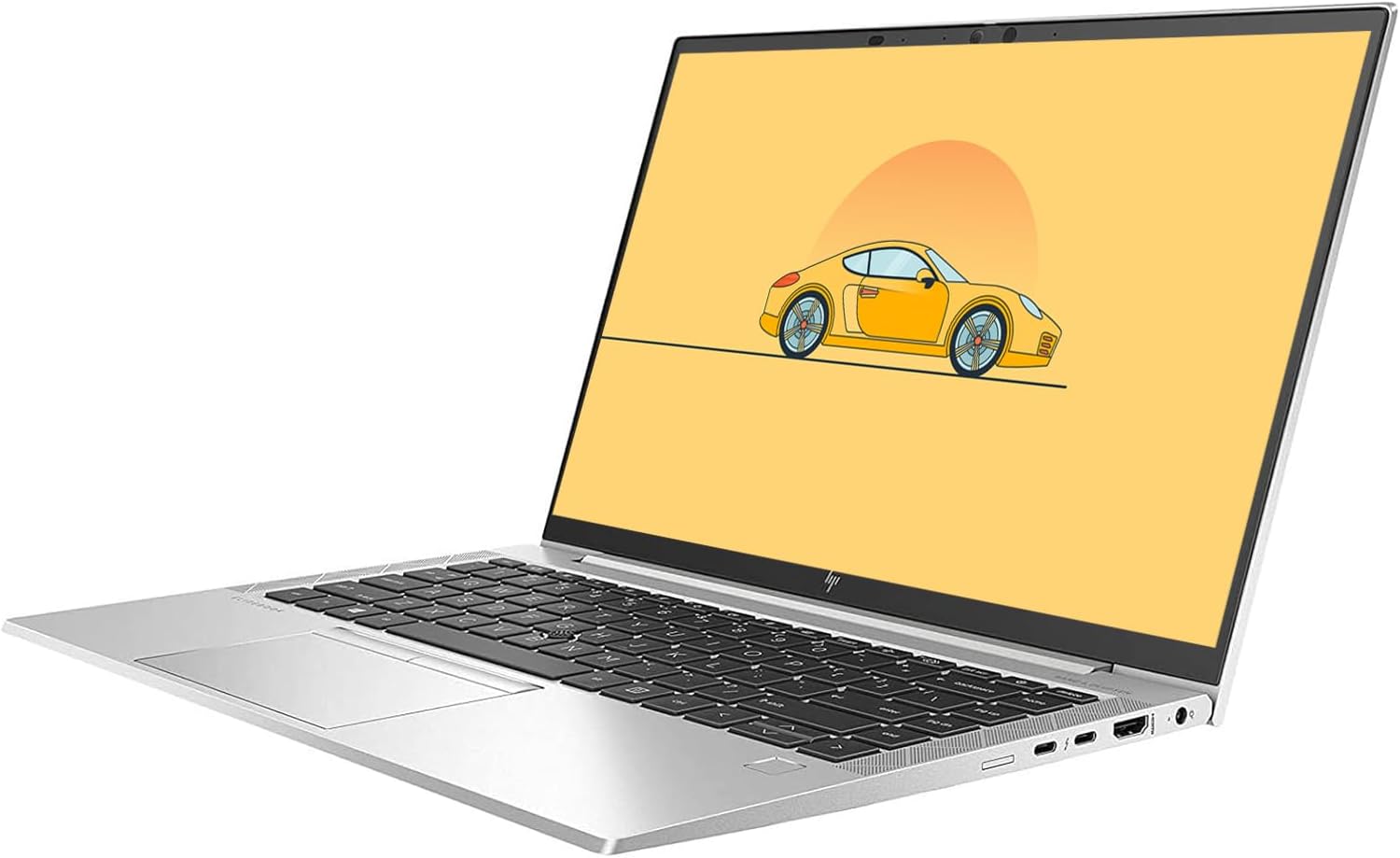 HP EliteBook 840 G7 14' FHD(1920x1080) Laptop, Intel Quad Core i7-10810U up to 4.9GHz, 512GB SSD, 16GB RAM, Backlit Keyboard, Windows 11 Pro (Renewed)