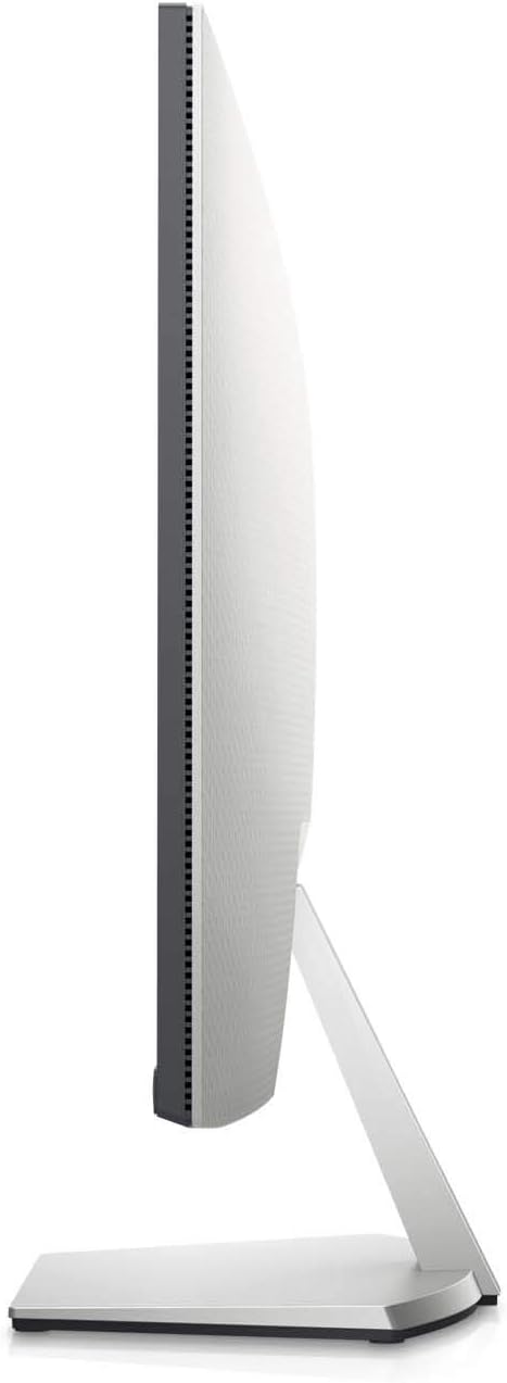 Dell S2721H 27 Inch Full HD 1080p, AMD FreeSync IPS Ultra-Thin Bezel Monitor, Built-in Speakers, Silver, Black