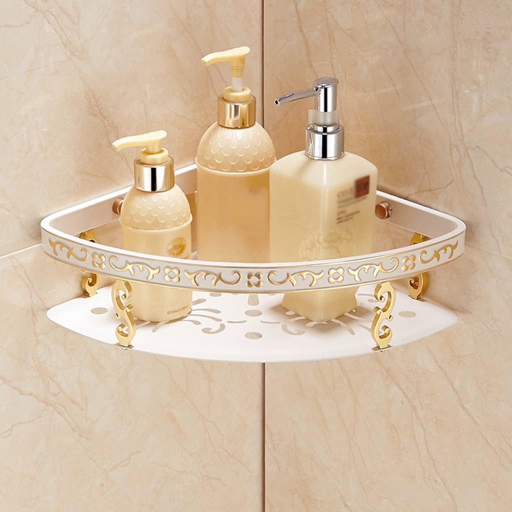 Towel Rack Platinum European Towel Rack Bar Rail, Space Aluminum Gold Towel Shelf, Tissue Paper Holder, Bathroom Accessories Set Bathroom Hardware/Triangle Basket The New