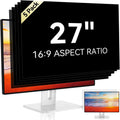 Mamol [5-Pack] 27 Inch 16:9 Computer Privacy Screen Filter for Monitor - Privacy Shield and Anti-Glare Protector