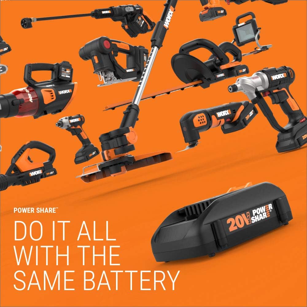American Lawn Mower 5-Blade Push Reel Lawn Mower and Worx GT3.0 20V PowerShare 12' String Trimmer & Edger