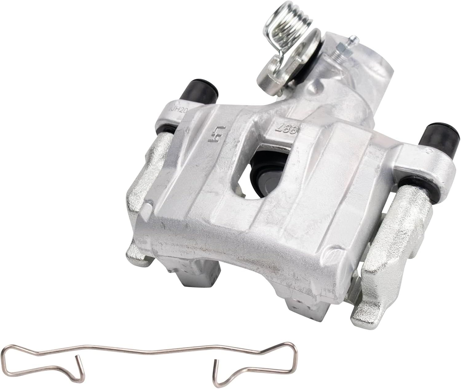 TRQ Rear Brake Pad and Rotor Set Ceramic Rotors Calipers Compatible with 2007 Ford Focus