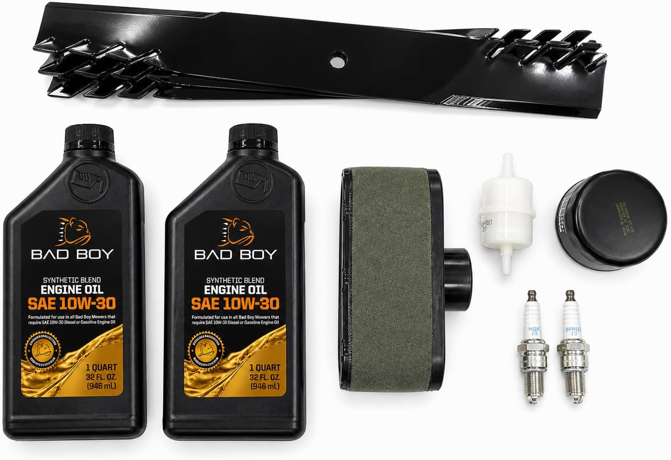 Bad Boy Mower (Compatible with Kawasaki FR & FS Engine Only) Service Kit W/Gator Blades Fits Avenger, ZT Elite, Maverick 54' Cut