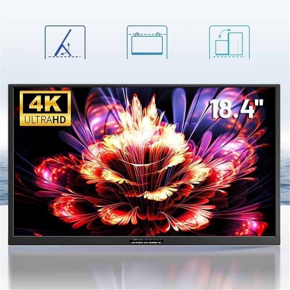 Travel Screen Portable Monitor 18.4 Inch Extended Sub-Screen 4k Laptop Mobile Phone External Gaming