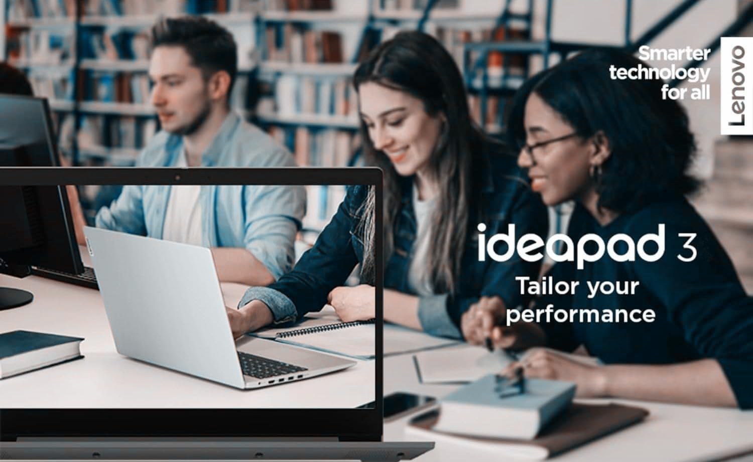 Lenovo Ideapad 3 15.6' FHD Display Laptop with Microsoft 365, 15.6' FHD Display, AMD Ryzen 3 3250U Processor, 32GB DDR4 RAM 1TB SSD, WiFi 5, Bluetooth, Webcam, HDMI, Grey, Windows 10 Pro