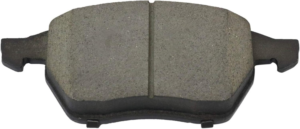 TRQ Performance Front Brake Pad and Rotor Set Ceramic Vented Coated Rotors Calipers Compatible with 2005-2006 Audi A4 A4 Quattro