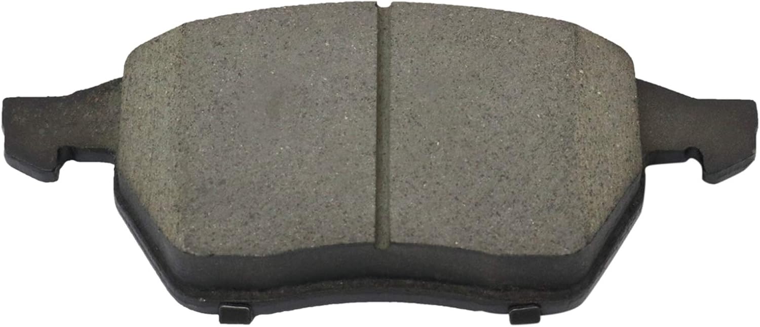 TRQ Performance Front Brake Pad and Rotor Set Ceramic Vented Coated Rotors Calipers Compatible with 2005-2006 Audi A4 A4 Quattro