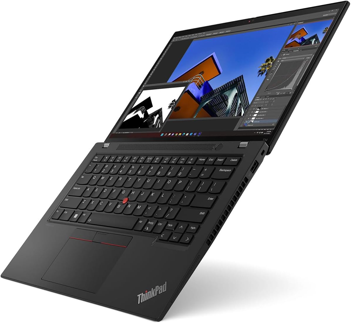 Lenovo ThinkPad T14 Gen 4 21HD0086US 14' Notebook - WUXGA - 1920 x 1200 - Intel Core i5 13th Gen i5-1345U Deca-core (10 Core) - 16 GB Total RAM - 16 GB On-Board Memory - 256 GB SSD - Thunder Black