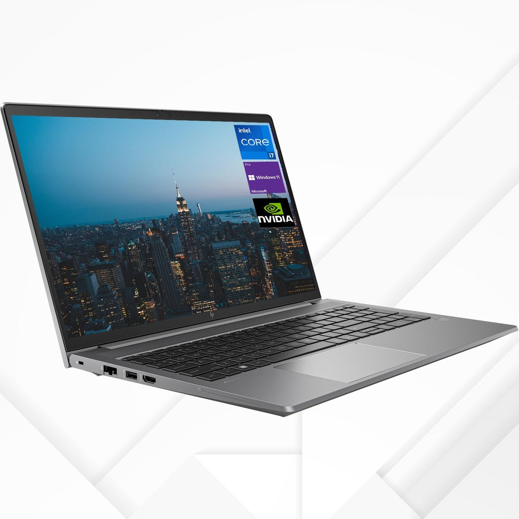 HP ZBook Power G9 Business Mobile Workstation Laptop, 15.6' FHD Display, Intel Core i7-12700H, NVIDIA RTX A1000, 16GB DDR5 RAM, 1TB PCIe SSD, HDMI, Webcam, Wi-Fi 6, Windows 11 Pro, Grey