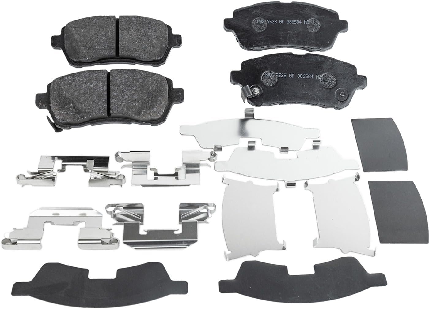 Replacement Front Brake Disc and Pad Kit fits Ford Fiesta 2011-2013 1.6L 4-Cyl (Front 2-Wheel)
