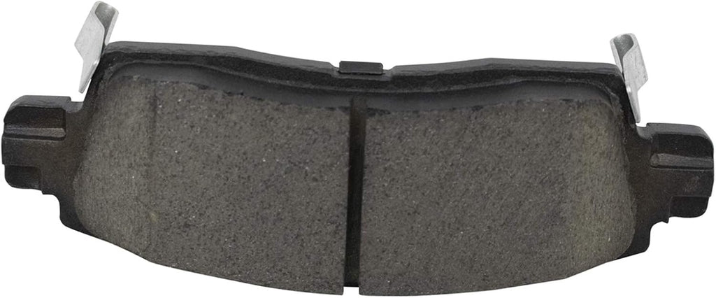 TRQ Rear Brake Pad and Rotor Set Ceramic Calipers Compatible with 2002-2009 Chevrolet Trailblazer GMC Envoy XL XUV 2002-2006 EXT 2004-2006 SSR 2004-2007 Buick Rainier 2002-2004 Oldsmobile Bravada