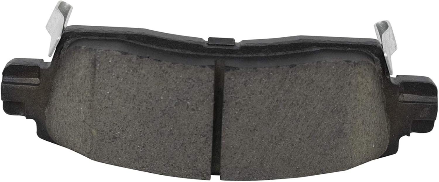 TRQ Rear Brake Pad and Rotor Set Ceramic Calipers Compatible with 2002-2009 Chevrolet Trailblazer GMC Envoy XL XUV 2002-2006 EXT 2004-2006 SSR 2004-2007 Buick Rainier 2002-2004 Oldsmobile Bravada