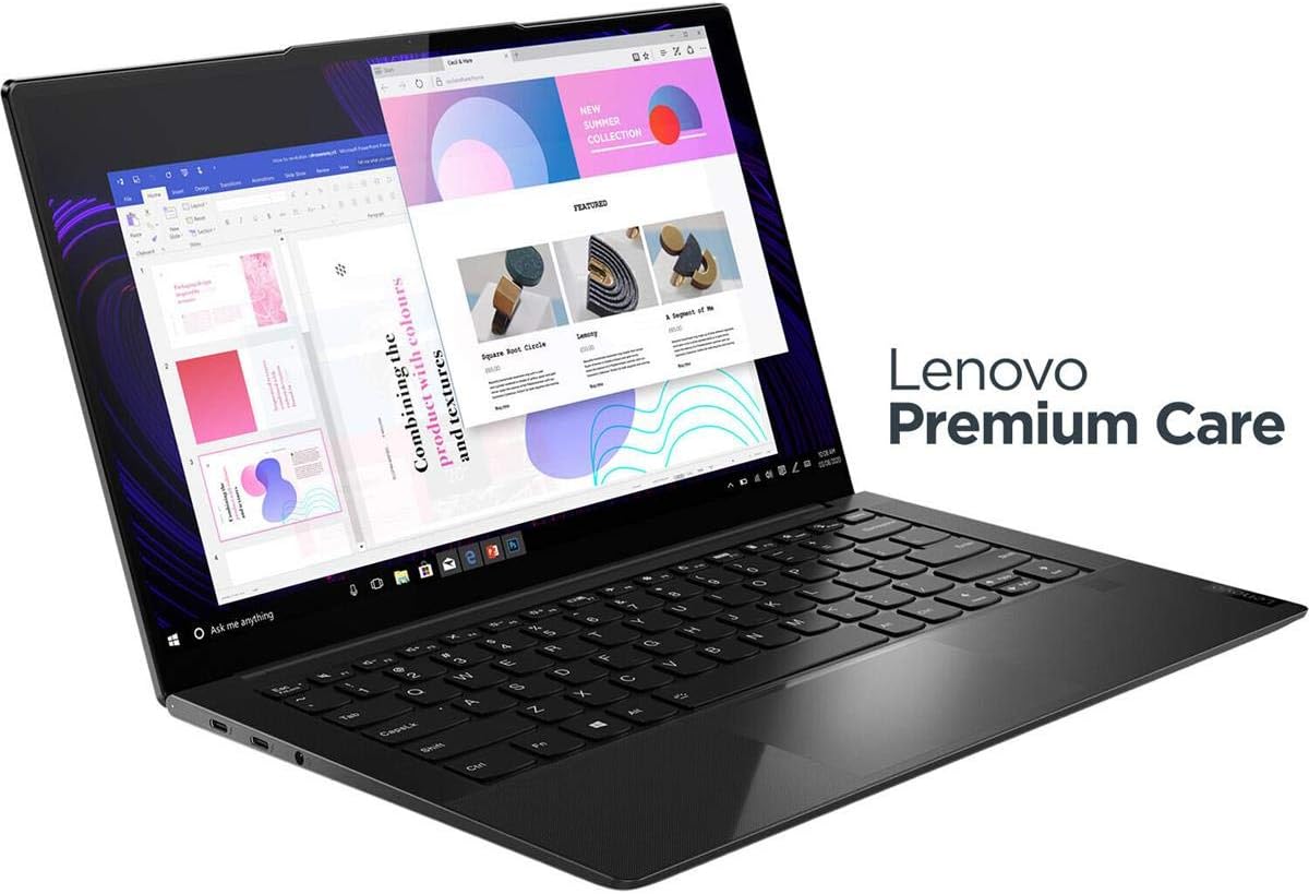 Lenovo IdeaPad Slim 9 14' 4K UHD Touchscreen Notebook Computer, Intel i7-1165G7 2.80GHz, 16GB RAM, 512GB SSD, Windows 10 Pro, Shadow Black