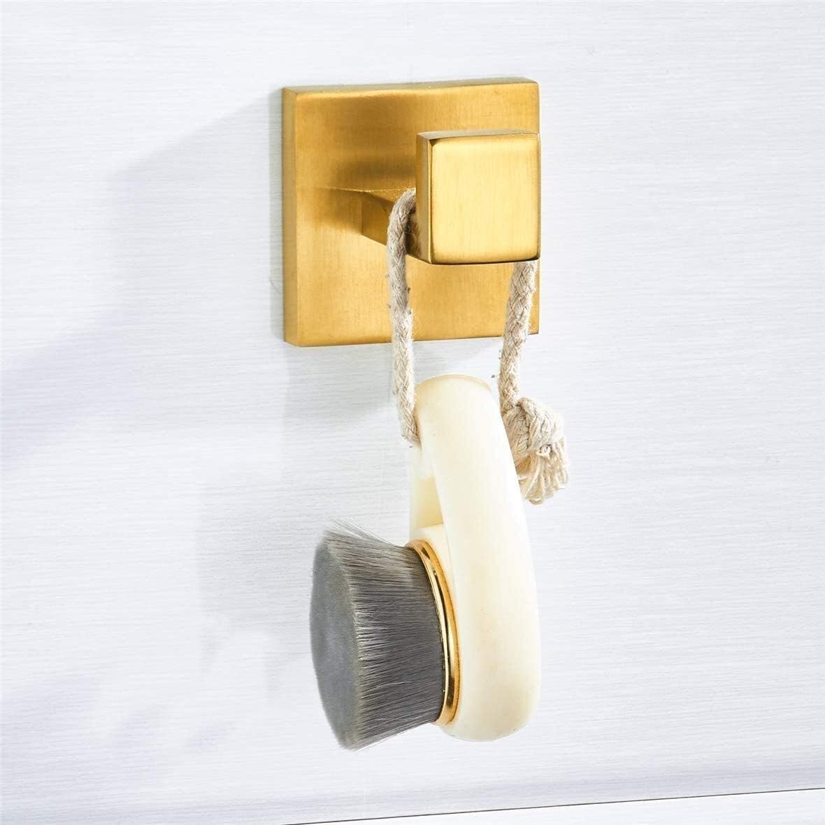 Towel Rack Multi-Function Towel Rack Home Towel Shelf with Wall Mounted Gold Polished Towel Bathroom Accessory Storage/Towel Hook It's so Kind of You