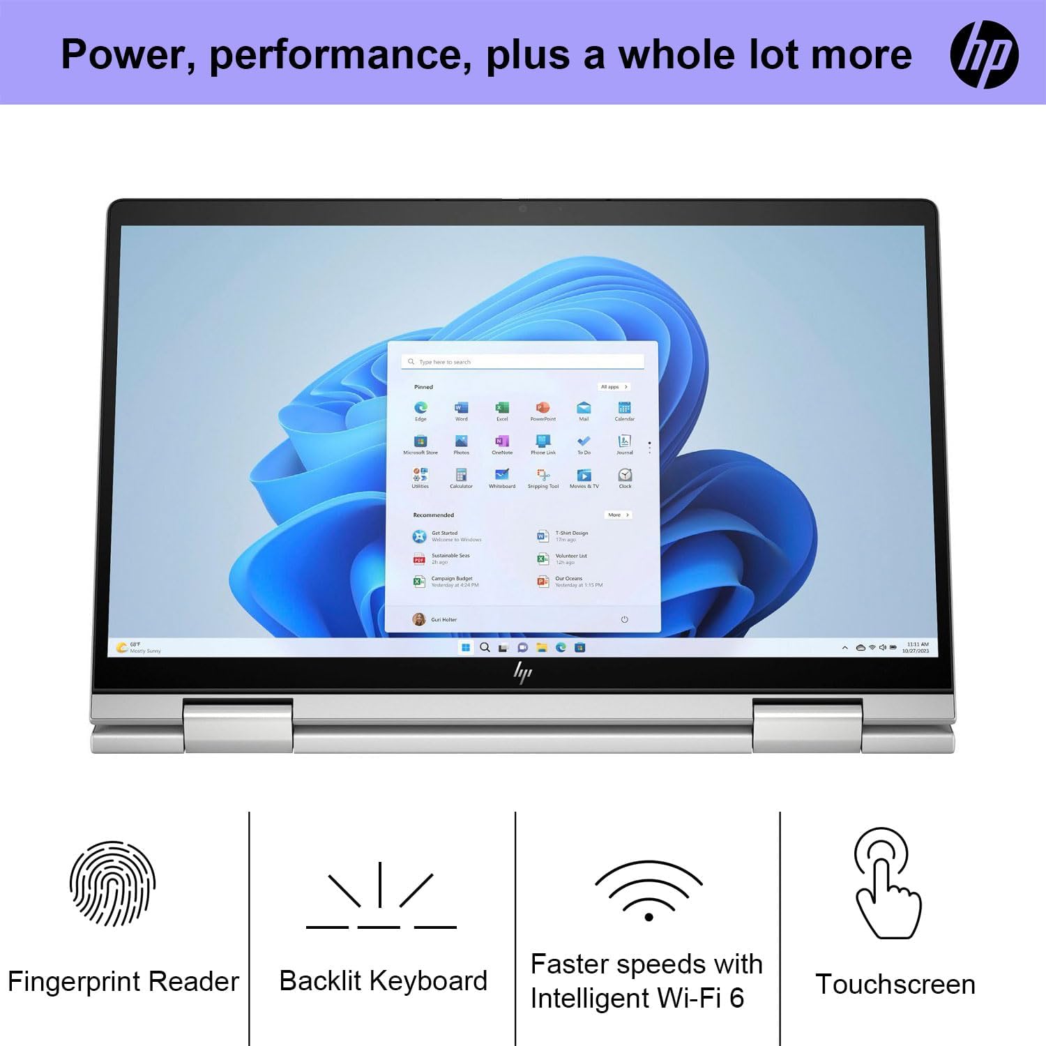HP Envy X360 Business 14' Touchscreen Intel Core 7 2-in-1 Convertible Laptop, 14' FHD 1920 * 1080 Touchscreen, Core 7 150U (Beats Intel i7-14700), 16GB RAM, 1TB SSD, FP Reader, Wi-Fi 6, W11P