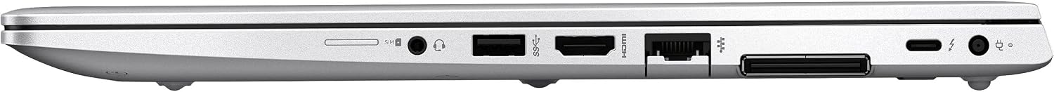 HP EliteBook 850 G6 15.6' Laptop, Intel i7 8665U 1.9GHz, 8GB DDR4 RAM, 256GB NVMe M.2 SSD, 1080p Full HD, USB C Thunderbolt 3, Webcam, Windows 11 Pro (Renewed)