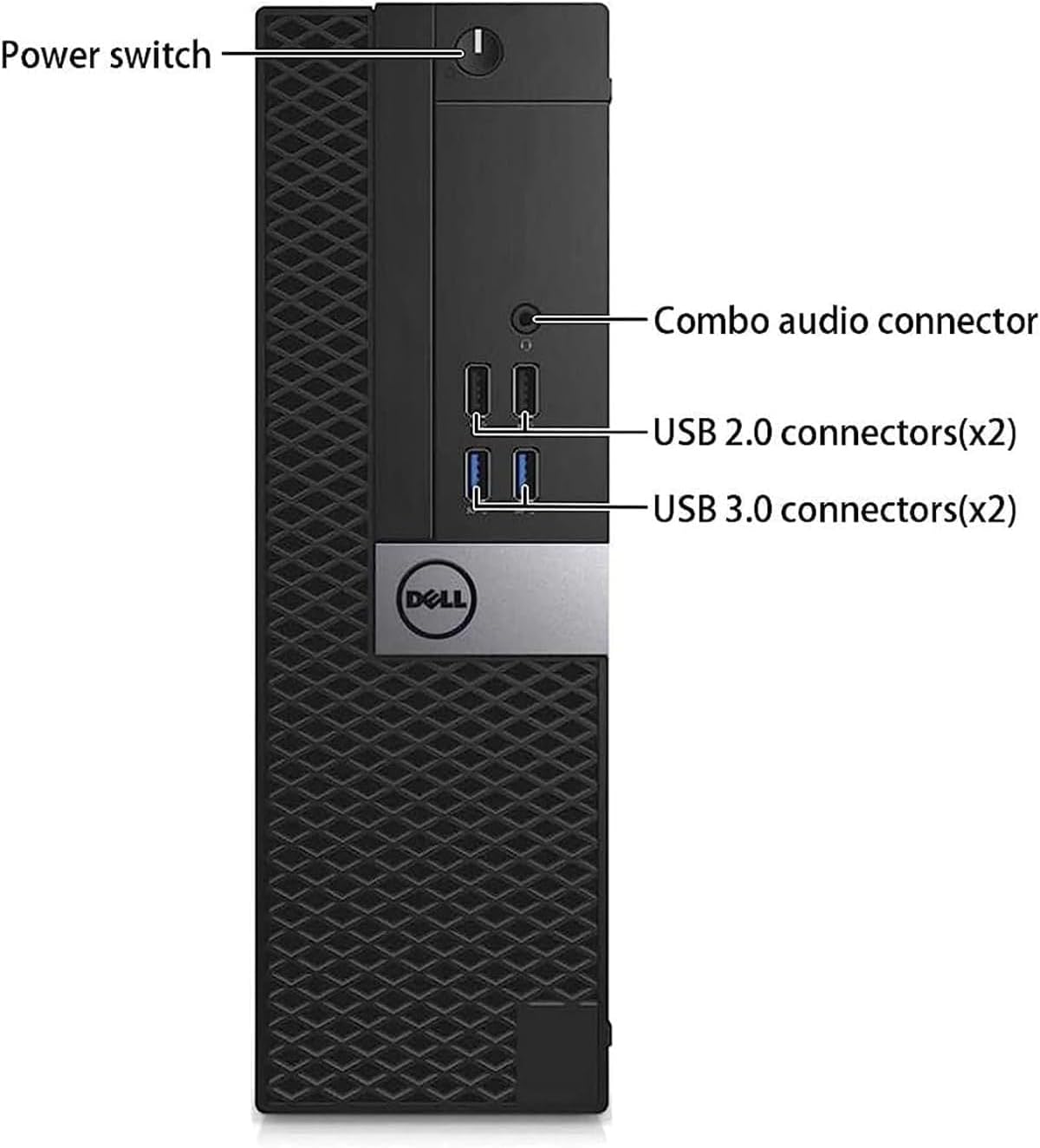 Dell OptiPlex 7040 SFF Desktop PC w/ 27in LCD FHD Monitor, 7040 SFF Desktop Intel Core i5-6th, 16GB RAM, 512GB SSD, RGB Keyboard, Win11 pro(Renewed)