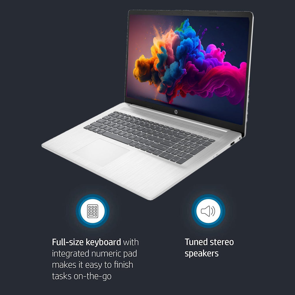 HP 17 Inch Laptop Touch Screen, 17.3 Touchscreen Laptop Computer, Intel Core i7, 64GB RAM, 2TB SSD, Windows 11 Pro, Backlit Keyboard, 10 Key Number Pad