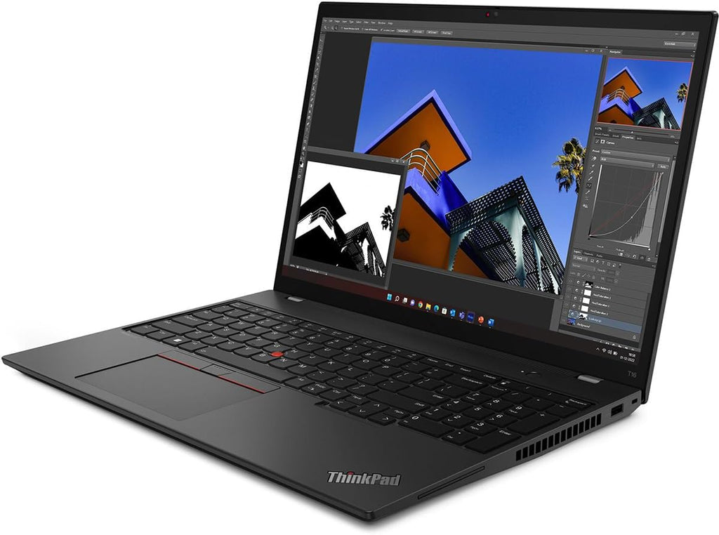 Lenovo ThinkPad T16 Gen 2 21HH001JUS 16' Notebook - WUXGA - 1920 x 1200 - Intel Core i5 13th Gen i5-1335U Deca-core (10 Core) - 16 GB Total RAM - 16 GB On-Board Memory - 512 GB SSD - Thunder Black