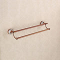 Towel Rack Towel Rails Bathroom Stainless Steel Bathroom Hardware Hanging Bathroom Rose Gold Double Towel Rack Bathroom Towel Shelf