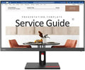 Lenovo ThinkVision S24i-30 24' Class Full HD LED Monitor - 16:9 - Raven Black, Storm Gray