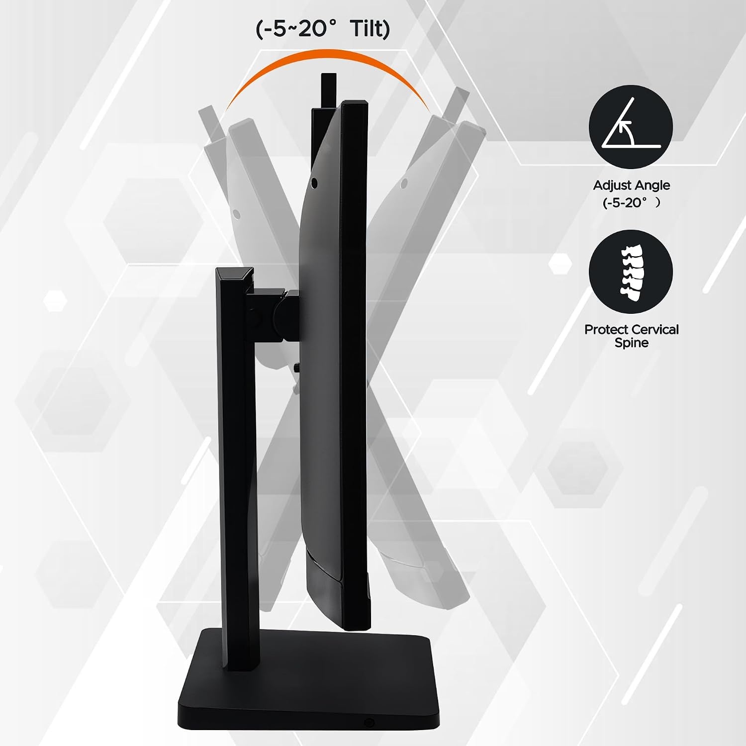 SKitphrati 23.8' Business Webcam Gaming Monitor, 1080P IPS 120HZ, Video Conference Monitor - Built-in Adjustable 3MP Webcam, Mic Array, Speakers, Eye Care, Frameless, HDMI, DP, VGA, USB 2.0
