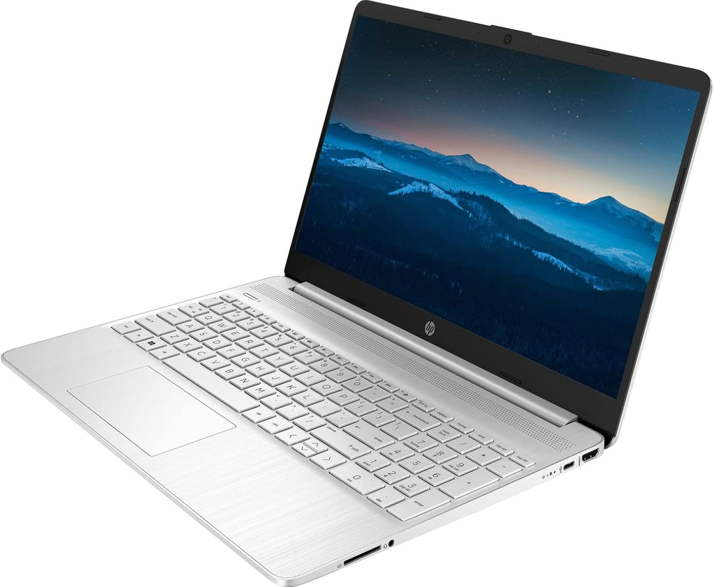 HP 15 Notebook, 15.6' HD Screen Laptop, Intel Core i3-1115G4, 16GB DDR4 RAM, 1TB SSD, Webcam, HDMI, Wi-Fi, Windows 11 Home, Natural Silver