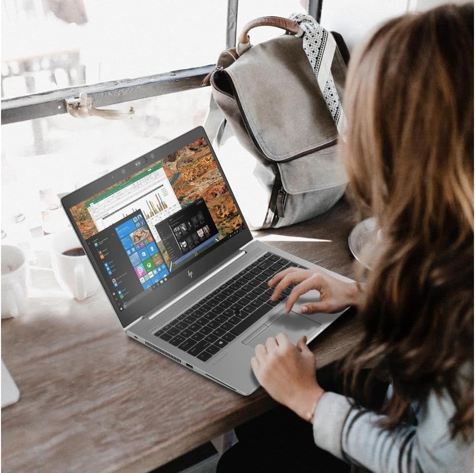 HP Elitebook 840 G5 Touchscreen Laptop, 14 inch FHD Business Laptop, Intel Quad-Core i5-8350U, 16GB DDR4 RAM, 512GB SSD, Backlit Keyboard, Fingerprint, Type-C, HDMI, Windows 11 Pro (Renewed)