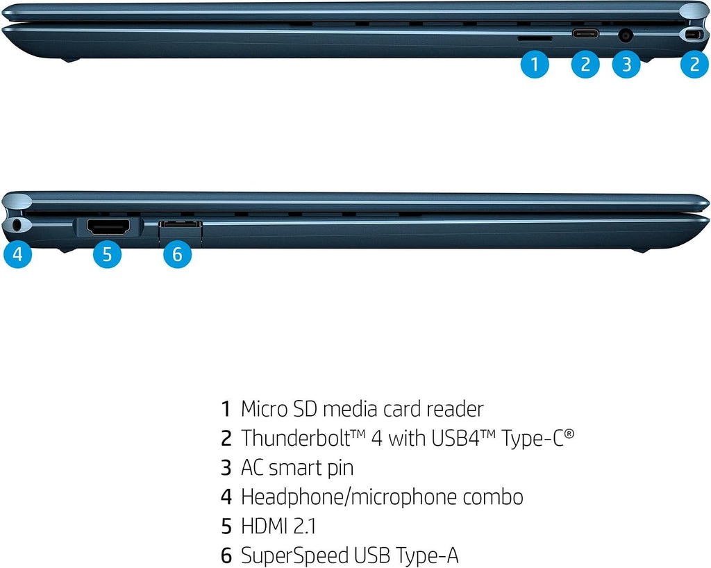 HP Spectre X360 2-in-1 Touchscreen Laptop, 16' 3K+ Touchscreen, Intel Core i7-12700H Evo, 16GB RAM, 512GB SSD, Webcam, Wi-Fi 6, Backlit KB, FP Reader, MPP2.0 Tilt Pen Included, Win11 Home