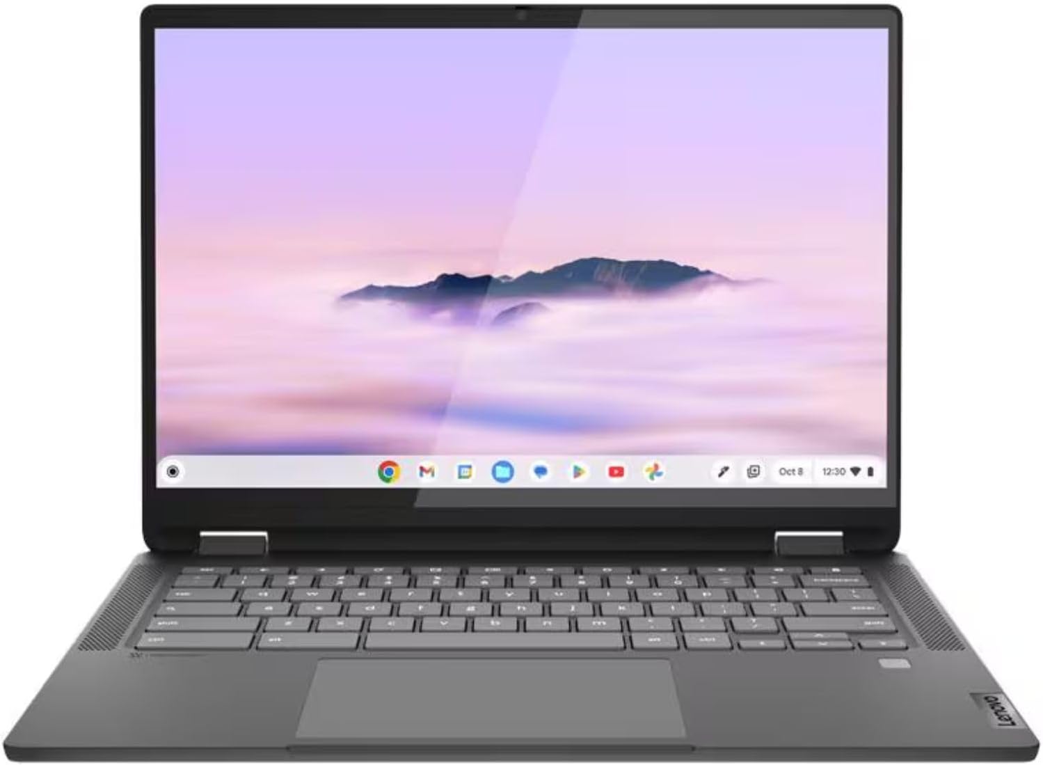 Lenovo Flex 5i Chromebook Plus 14' Touchscreen Laptop - Intel Core i3 1315U - 1920 x 1200 - Chrome OS - 8GB RAM - 256GB SSD - WiFi 6E & Bluetooth 5.3 - Backlit Keyboard - Webcam - Gray