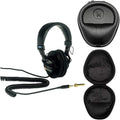 Sony - MDR7506 Professional Large Diaphragm Headphone Bundle with CASE - Black