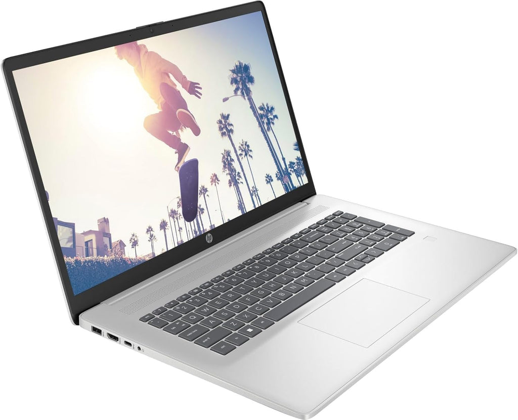 HP 17 Business Laptop Computer - 17.3-inch HD+ Touchscreen Display • Intel 10-Core i7-1355U • 16GB RAM • 1TB SSD • Windows 11 Pro • Wi-Fi 6 • Bluetooth 5.3• 720p HD Camera • Silver • W/Accessories