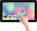 15.6 inch Capacitive Multi-Touch Screen Industrial Monitor, 16:9 Display 1920 x 1080P, Built-in Speakers, VGA & HD-MI Monitor for PC, POS, Small Business, Restaurant