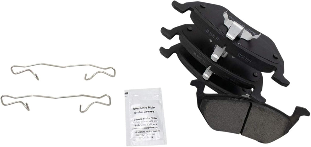 TRQ Rear Brake Pad and Rotor Set Ceramic Solid Rotors Calipers Compatible with 2005-2008 Ford Escape Mazda Tribute Mercury Mariner