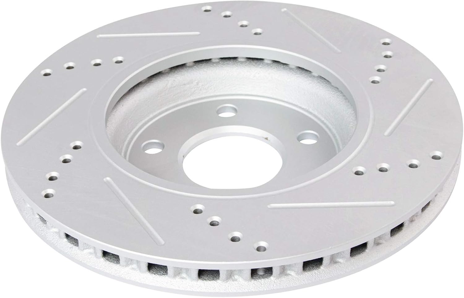 TRQ Performance Front Brake Pad and Rotor Set Ceramic Vented Coated Rotors Calipers Compatible with 2004-2008 Chevrolet Malibu 2006-2007 Pontiac G6