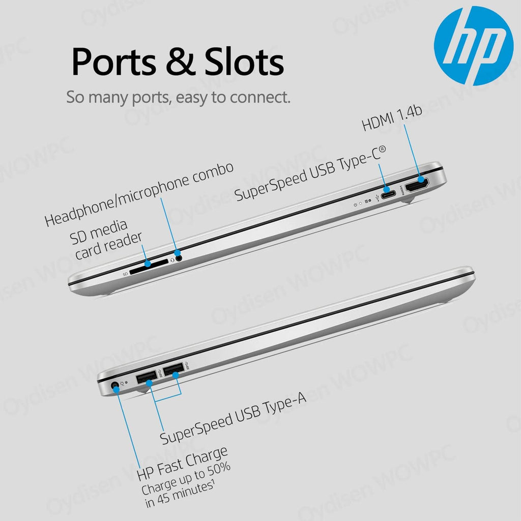 HP 15.6 inch Laptop, Intel Core i5-1135G7 Processor, 15.6' FHD Anti-Glare LED Display, HDMI, Wi-Fi and Bluetooth, Lightweight Design, Fast Charge, Windows 11 Home (16GB RAM | 1TB SSD)