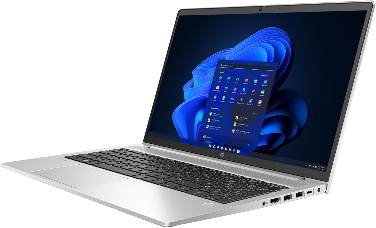 HP 2023 Probook 450 G9 15.6' FHD IPS Busienss Laptop PC 10-Core Intel Core i7-1255U Iris Xe Graphics 32GB DDR4 1TB NVMe SSD WiFi AX RJ45 BT HDMI USB-C w/DP Webcam Backlit KB Windows 11 Pro (Renewed)