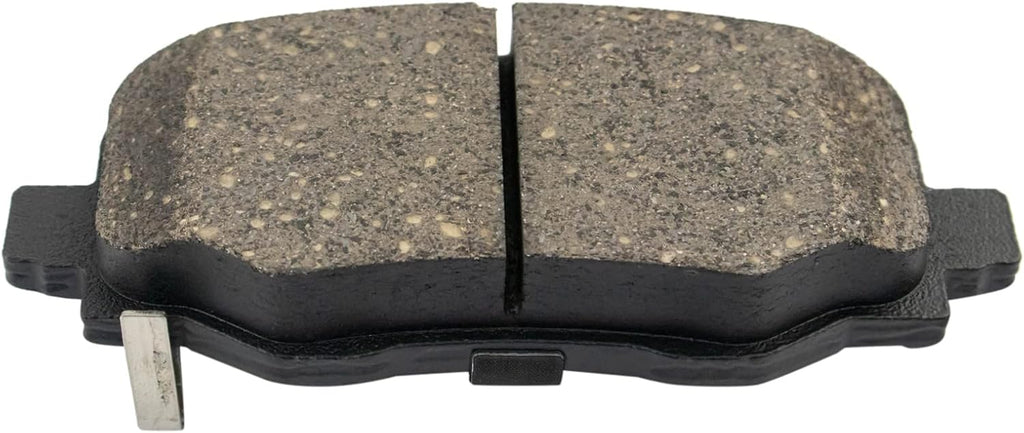 TRQ Rear Brake Pad and Rotor Set Ceramic Rotors Calipers Compatible with 2014-2020 Jeep Cherokee