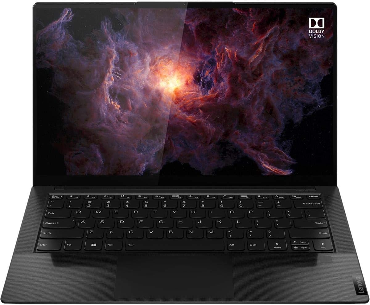 Lenovo IdeaPad Slim 9 14' 4K UHD Touchscreen Notebook Computer, Intel i7-1165G7 2.80GHz, 16GB RAM, 512GB SSD, Windows 10 Pro, Shadow Black