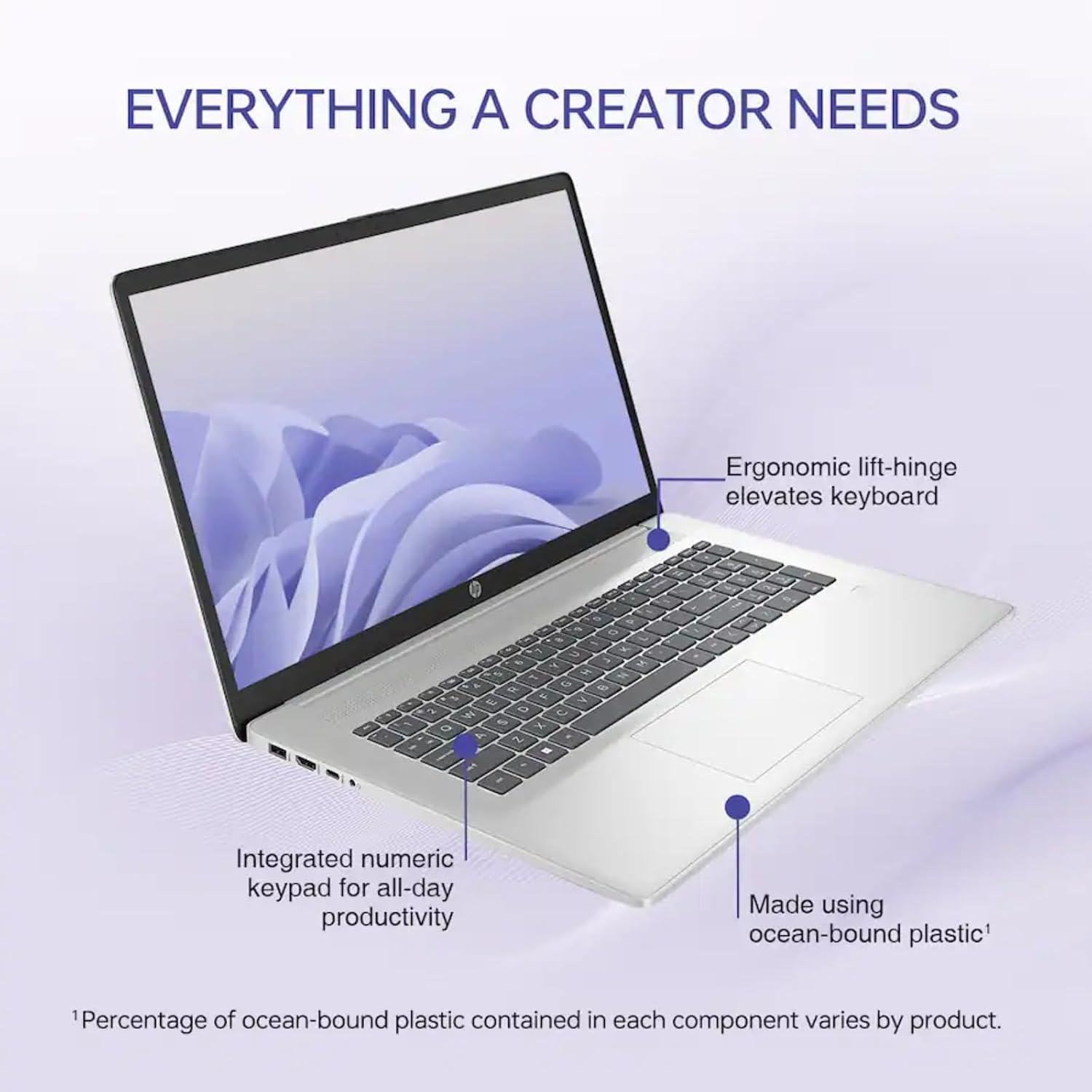 HP 17.3 Touchscreen Business Laptop - 17.3' HD+ Anti-Glare Touch Screen, Intel Core i7 1355U (up to 5.0 GHz), Backlit Keyboard, Wi-Fi 6, Windows 11 Pro, Copilot AI Computer | 32GB RAM + 1TB SSD