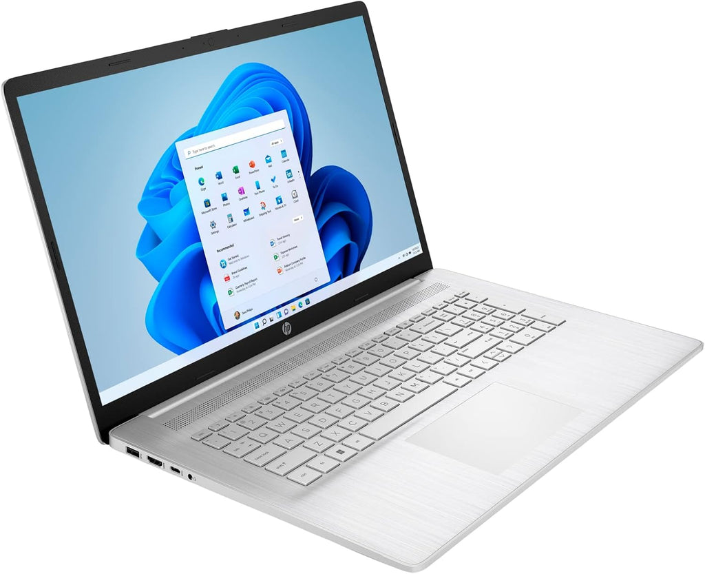 HP 17 17.3' HD+ Laptop Computer, 12th Gen Intel 10-Core i7-1255U up to 4.7GHz, 64GB DDR4 RAM, 2TB PCIe SSD, 802.11AC WiFi, Bluetooth 5.0, Natural Silver, Windows 11 Home, Zivcul